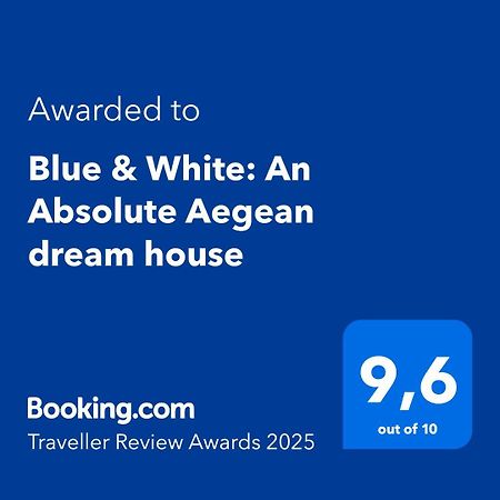 Villa Blue & White: An Absolute Aegean Dream House Galini  Exterior foto
